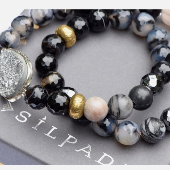 Silpada Ode to Geode Stretch Bracelet - Picture 6 of 6